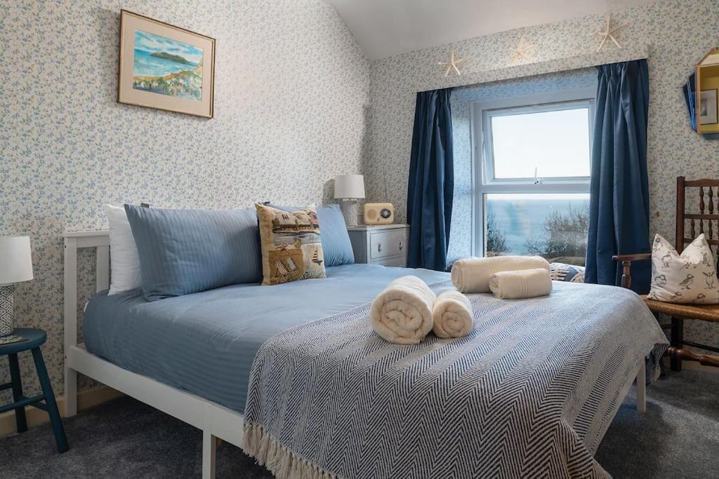 Fantastic Sea Views At Century'S Old Alma'S Cottage - Sleeps Up To 8 Guests Penmaen-mawr Exteriér fotografie